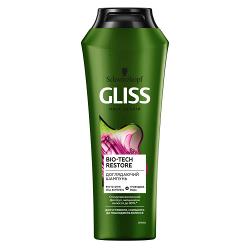 Gliss Kur Bio-Tech Restore Ухаживающий шампунь для чувствительных волос, склонных к повреждениям 250 мл (4015100298321)
