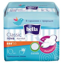 Прокладки гигиенические Bella Classic Nova Komfort Drainette