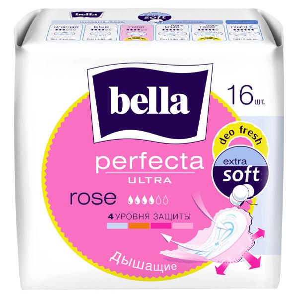 Прокладки гигиенические Bella Perfecta Rose Deo Fresh