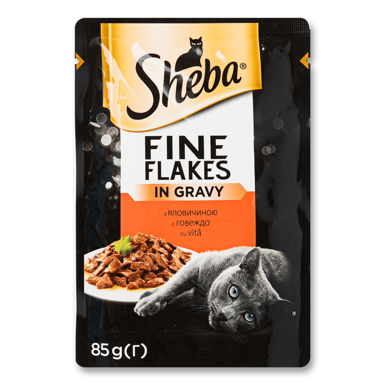 Корм для котов Sheba Fine Flakes с говядиной в соусе в Днепре и ...