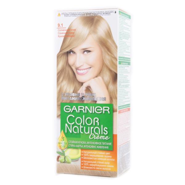 Краска для волос Garnier Color Naturals тон 9.1