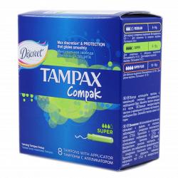 Тампоны Tampax Super Compakt