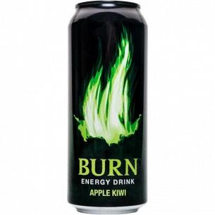 Напиток энергетический Burn Apple Kivi безалкогольный ж/б