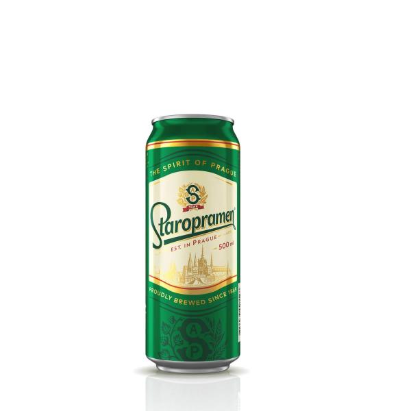 Пиво Staropramen светлое ж/б