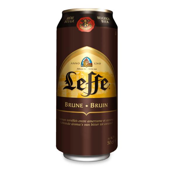 Пиво Leffe Brune темное ж/б