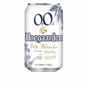 Пиво Hoegaarden White безалкогольное ж/б