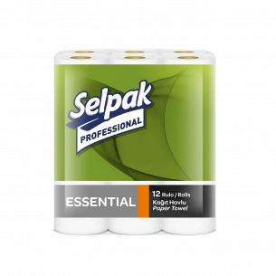 Полотенце бумажное Selpak Pro Essential 2-слойное