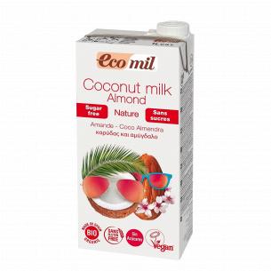 Молоко Ecomil органическое кокос миндаль без сахар