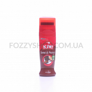 Крем-блеск KIWI коричневый жидкий new