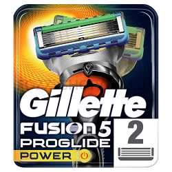 Сменные картриджи для бритья Gillette Fusion5 ProGlide Power (2 шт)