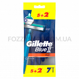 Бритвы одноразовые Gillette Blue 2 Plus  5+2 шт.
