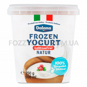 Йогурт Dalana без наповнювача, без лактози, заморожений