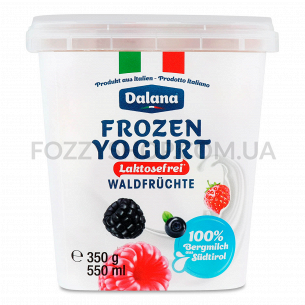 Йогурт Dalana з лісовими ягодами, без лактози, заморожений