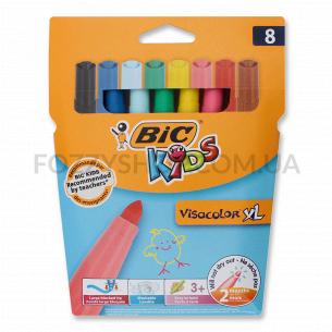Фломастери BIC Visacolor XL Kids 8 кольорів