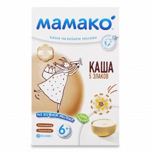 Каша 5 злаков Мамако на козьем молоке