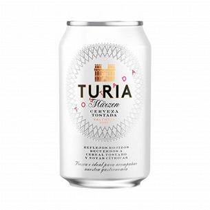 Пиво Turia напівтемне ж/б