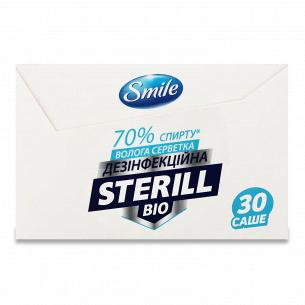 Салфетки влажные Smile Sterill Bio дезинфекционные