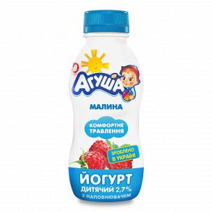 Йогурт Агуша дитячий малина...