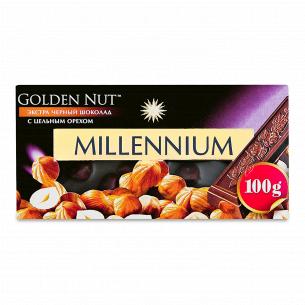 Шоколад Millennium Gold черный с орехами 33