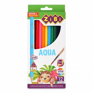 Олівці ZiBi Kids Line Aqua 12 кольорів