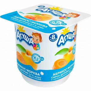 Творог Агуша детский абрикос-морковь 3,9%