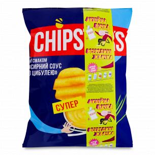 Чипсы Chipster`s волнистые Сырный соус с луком