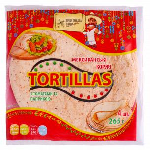 Лепешки Перша Приватна Пекарня Tortillas томат-паприка