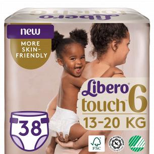 Підгузки дитячі Libero Touch 6 13-20кг