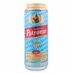 Пиво Patronus Helles Lager світле ж/б