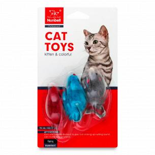 Набор игрушек для животных Мышки 3шт