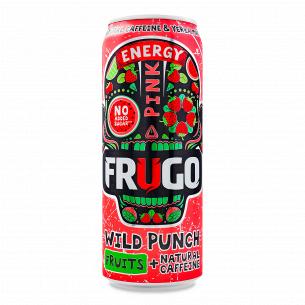Напій енергетичний Frugo Wild Punch Pink безалкогольний з/б