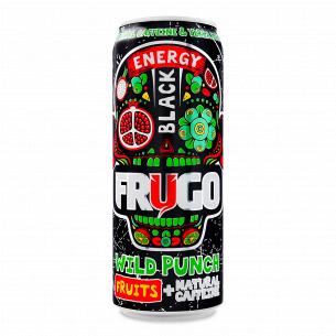 Напій енергетичний Frugo Wild Punch Black безалкогольний з/б