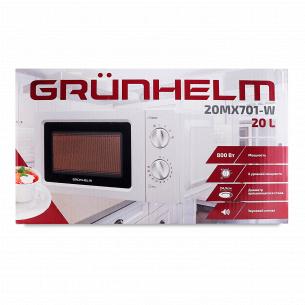 Піч мікрохвильова Grunhelm 20MX701-W білий