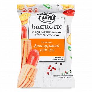Сухарики Flint Baguette пшеничні Французький хот-дог