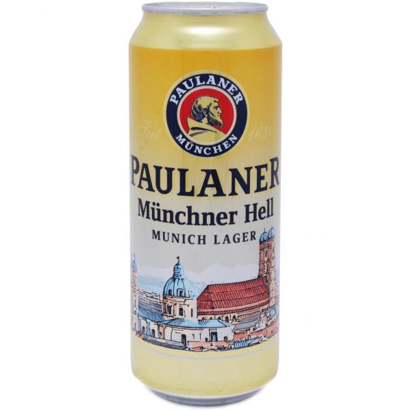 Пиво Paulaner Original Munchner светлое ж/б