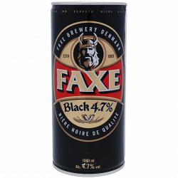 Пиво Faxe Black темное 4,7% ж/б