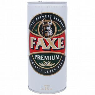 Пиво Faxe Premium светлое ж/б