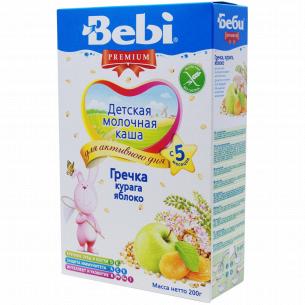Каша гречневая Bebi Premium молочн курага-яблоко