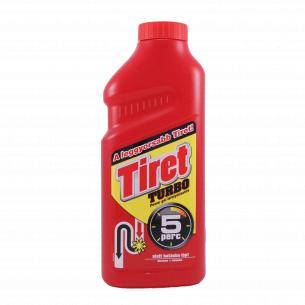 Средство для чистки канализационнных труб Tiret Turbo жидкое