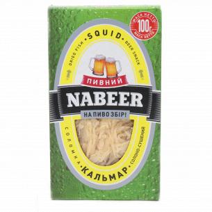 Кальмар "Пивний Nabeer" соломка солено-сушеная