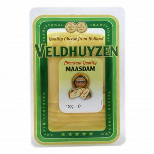 Сыр Veldhuyzen Kaas Maasdam из коровьего молока 45% нарезка