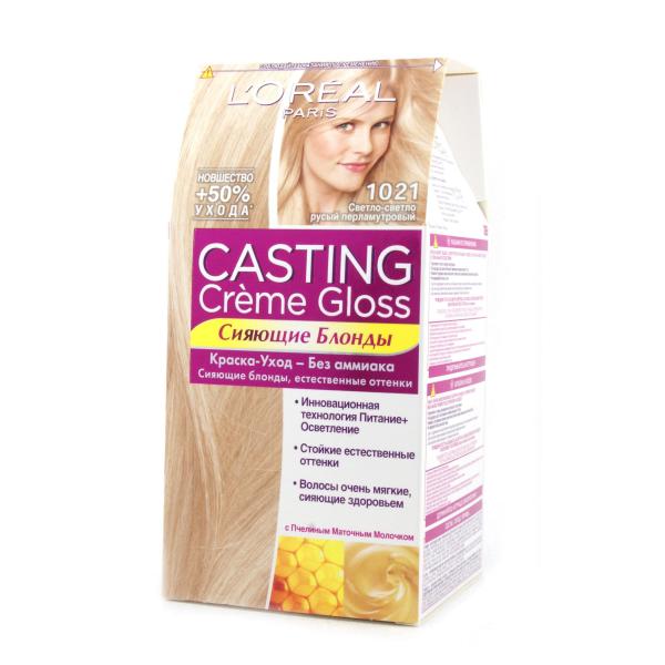 Краска для волос L`Oreal CASTING Creme Gloss тон 1021