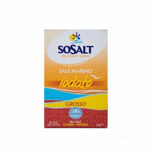 Соль Sosalt морская йодированная крупного помола