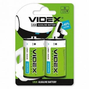 Батарейка щелочная Videx Blister Card LR20/D