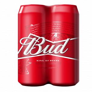 Пиво Bud светлое ж/б мультипак