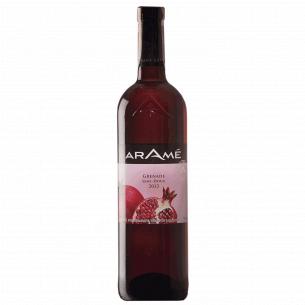 Вино Arame Granate гранатовое полусладкое