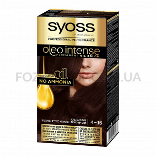 SYOSS Oleo Intense Краска для волос без аммиака 4-15 Каштановый 115 мл