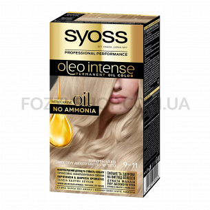 SYOSS Oleo Intense Краска для волос без аммиака 9-11 Холодный Блонд 115 мл