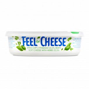 Сир Feel the Cheese вершковий з травами 22,5%