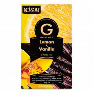 Чай зелений G`tea! Gourmet лимон і ваніль